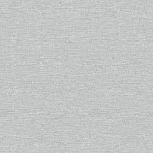 Grandeco Telma Slubbed Fabric Hessian Textured Luxury Wallpaper Light Grey