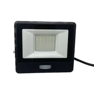 50W LED Floodlight PIR Motion Sensor, IP65, 6500K