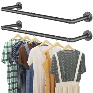 Wall Mounted Clothes Rack,92cm (2 Packs)