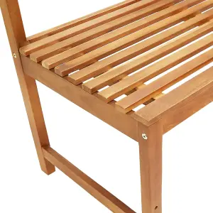 vidaXL Garden Corner Bench 140 cm Solid Acacia Wood