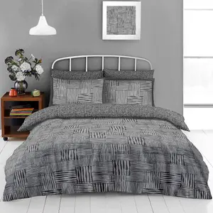 GC Gaveno Cavailia Printed Ryder Duvet Cover Set King With Reversible Bedding Bed Set , Pollycotton Quilt Cover