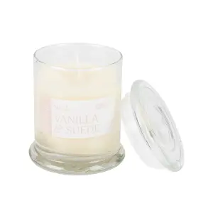 Wax lyrical Cream Vanilla & suede Medium Jar candle