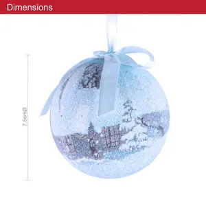 Round Christmas Bauble (Set of 14)