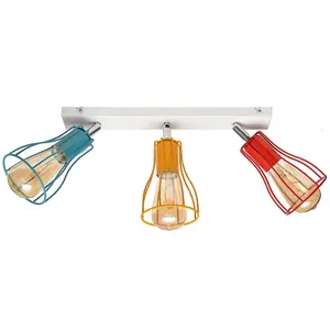 Luminosa Tube Spotlight Bar White, Orange, Red, Turquoise 40cm