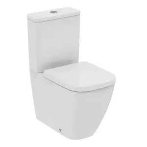 Ideal Standard i.life S White Back to wall Square Toilet set with Soft close seat & Close coupled cistern