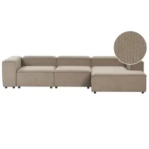 Left-Hand Corner Sofa ARDAL Taupe Left Hand