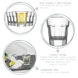 LAV - Aras Shot Glasses - 45ml - Pack of 6