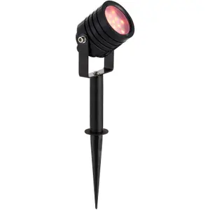 Smart Wi-Fi Adjustable Ground Spike Spotlight - 2.5W RGB LED - Aluminium Alloy