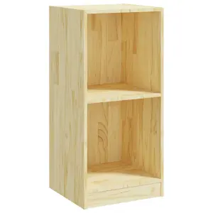 Berkfield Side Cabinet 35.5x33.5x76 cm Solid Pinewood