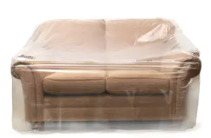 Heavy Duty Sofa Furniture Protector  Cover Bag  : 2 Seater