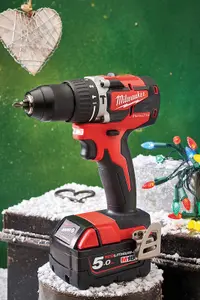 Milwaukee M18CBLPD Combi Drill 18V Brushless Cordless  X1 5AH Battery M12-18C