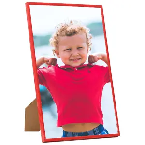 Berkfield Photo Frames Collage 5 pcs for Wall or Table Red 70x90 cm MDF