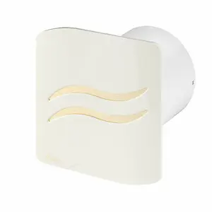 Bathroom Extractor Fan 100mm with Gold Wave Ventilator