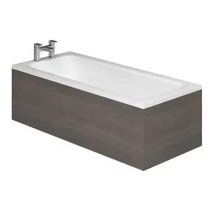 Novela Dark Wood Front Bath Panel - 1800mm