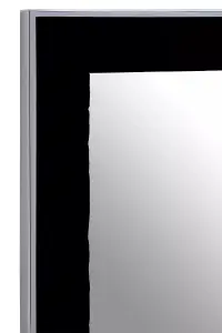 Interiors by Premier Kerala Black Rectangular Mirror