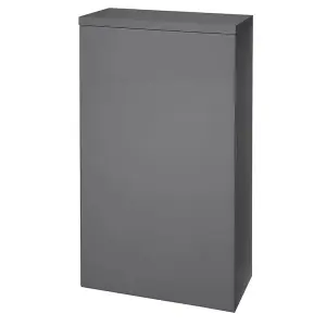 Bathroom 505mm WC Unit - Storm Grey Gloss