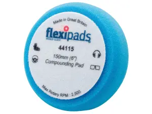 Flexipads World Class Blue Compounding / Polishing Foam 150 x 50mm GRIP