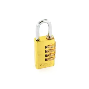 Securit Br Combination Padlock Gold (30mm)