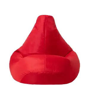 Veeva Kids High Back Bean Bag Red Indoor Outdoor Childrens Bean Bags