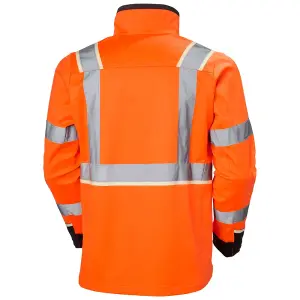 Helly Hansen Workwear Uc-Me Jacket (Hi Vis Orange/Ebony)  (X Small)