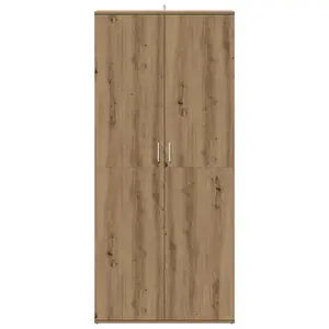 Berkfield Shoe Cabinet Artisan Oak 80x39x178 cm Engineered Wood