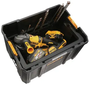 Dewalt Tstak Tool Carry Open Tote Tool Box Carrier + Clear Organiser - Twin Pack