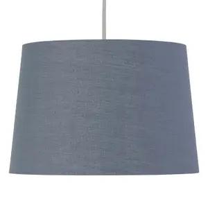 First Choice Lighting Set of 2 Zoey Dark Grey with Gold Inner Easy Fit Pendant or Lamp Shades