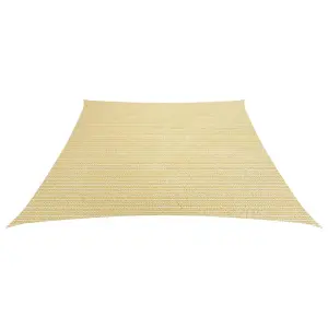 Berkfield Sunshade Sail 160 g/m2 Beige 3/4x2 m HDPE