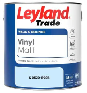 Leyland Trade Vinyl Matt Walls & Ceilings Emulsion Paint (S 0520-R90B) 2.5L