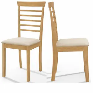 Ahwahnee Upholstered Dining Chair (Set of 2) Oak