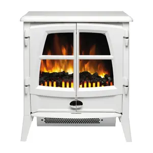 Dimplex Jazz 2kW White Electric Stove (H)597mm (W)510mm