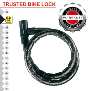 Master Lock Steel Cable lock (L)2m (Dia)22mm