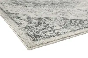 Traditional Ivory Rug, Floral Rug for Bedroom, Stain Resistant Rug for DiningRoom, Floral Ivory Rug-160cm X 230cm