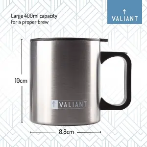 Valiant Insulated Camping Mug Twin Pack