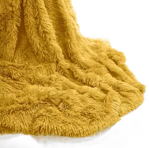 Teddy Fur Throw Blanket With Reversible Plain Sherpa Teddy Fleece Luxury Fluffy Fur Throw Blanket