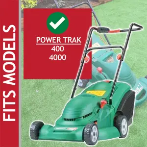 SPARES2GO Metal Blade compatible with Qualcast Power Trak 400 4000 Lawnmower (40cm)