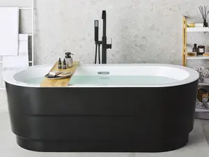 Freestanding Bath 1700 x 800 mm Black EMPRESA