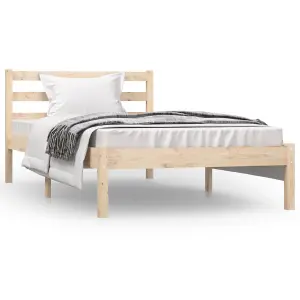 vidaXL Bed Frame without Mattress 90x190cm Single