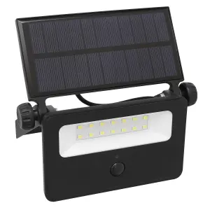 Sealey Extra Slim Solar Motion Sensor Floodlight 16W SMD LED With Bracket LED16S