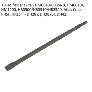 Heavy-Duty 20mm x 450mm Impact Chisel for Makita Demolition Breakers