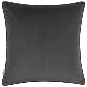 Hoem Malans Cut Velvet Piped Polyester Filled Cushion