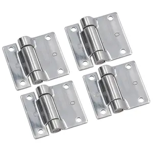 Stainless Steel Hinge Heavy Duty 65x73mm Industrial Door Hatch Locker 4PK