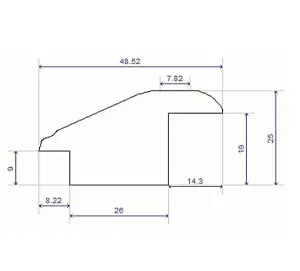 Solid Oak Carpet & Tile Reducer 19mm Premium Quality (1.10m Long) (Pack of 5)