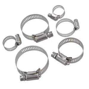 Jubilee Clip 35pc Stainless Steel Hose Clamp with Nut Driver Screwdriver