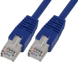 PRO SIGNAL - RJ45 to RJ45 Cat5e S/FTP Ethernet Patch Lead 1m Blue