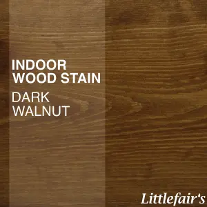 Littlefair's - Indoor Wood Stain - Dark Walnut - 1 LTR