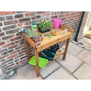 Traditional Davenport Garden Wooden Table