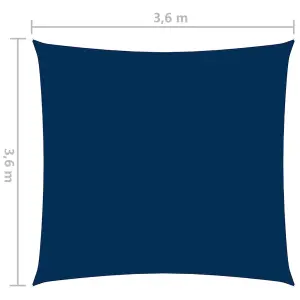 Berkfield Sunshade Sail Oxford Fabric Square 3.6x3.6 m Blue