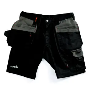 Scruffs Worker plus Black Shorts W36"