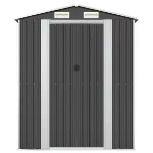 Berkfield Garden Shed Anthracite 192x108x223 cm Galvanised Steel